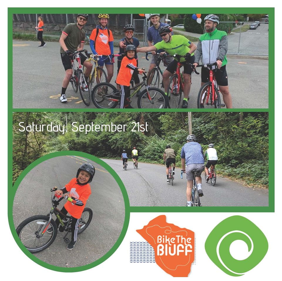 28th Annual Bike the Bluff Event Flyer